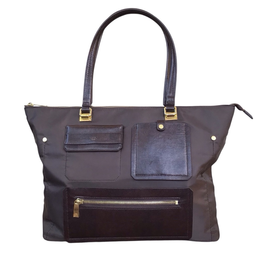 Tutilo New York Brown Travel Laptop Nylon Carry The Day Bag